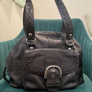 Vintage Coach leather bag